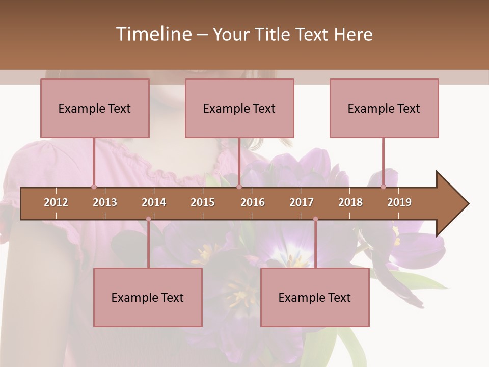 Hand Cheerful Bunch PowerPoint Template