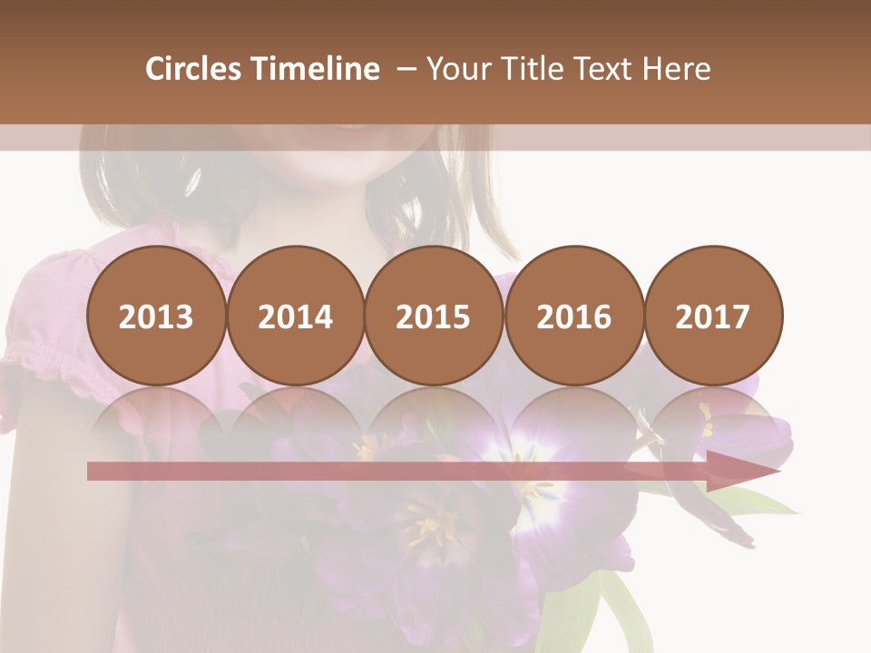 Hand Cheerful Bunch PowerPoint Template