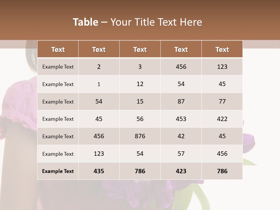 Hand Cheerful Bunch PowerPoint Template