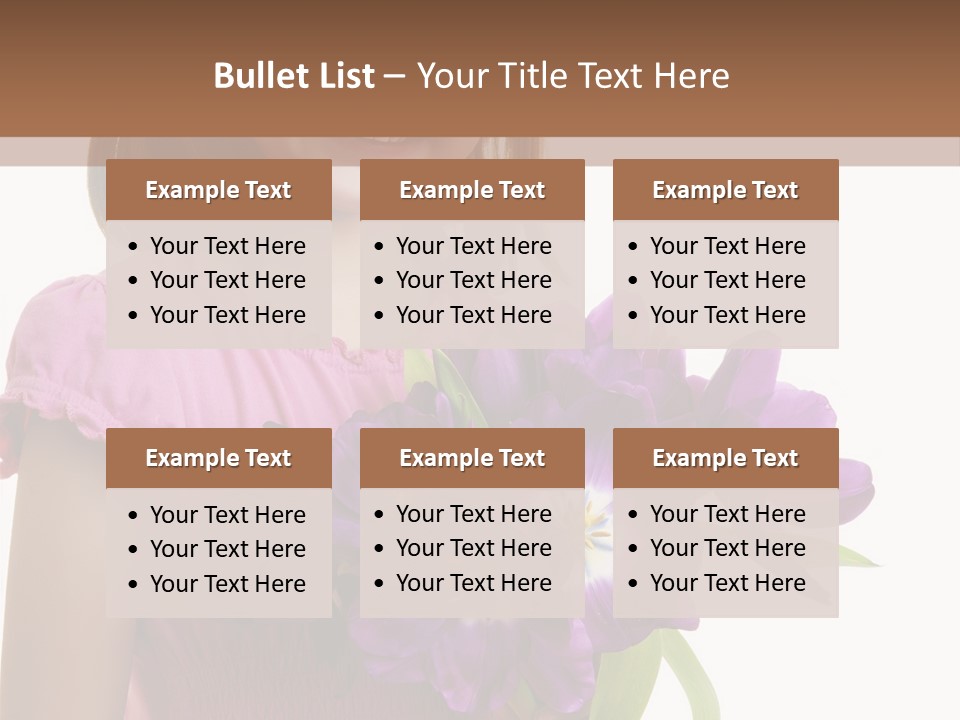 Hand Cheerful Bunch PowerPoint Template