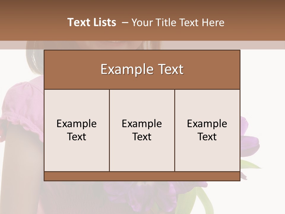 Hand Cheerful Bunch PowerPoint Template