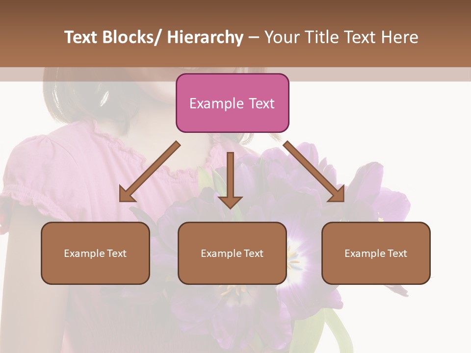 Hand Cheerful Bunch PowerPoint Template