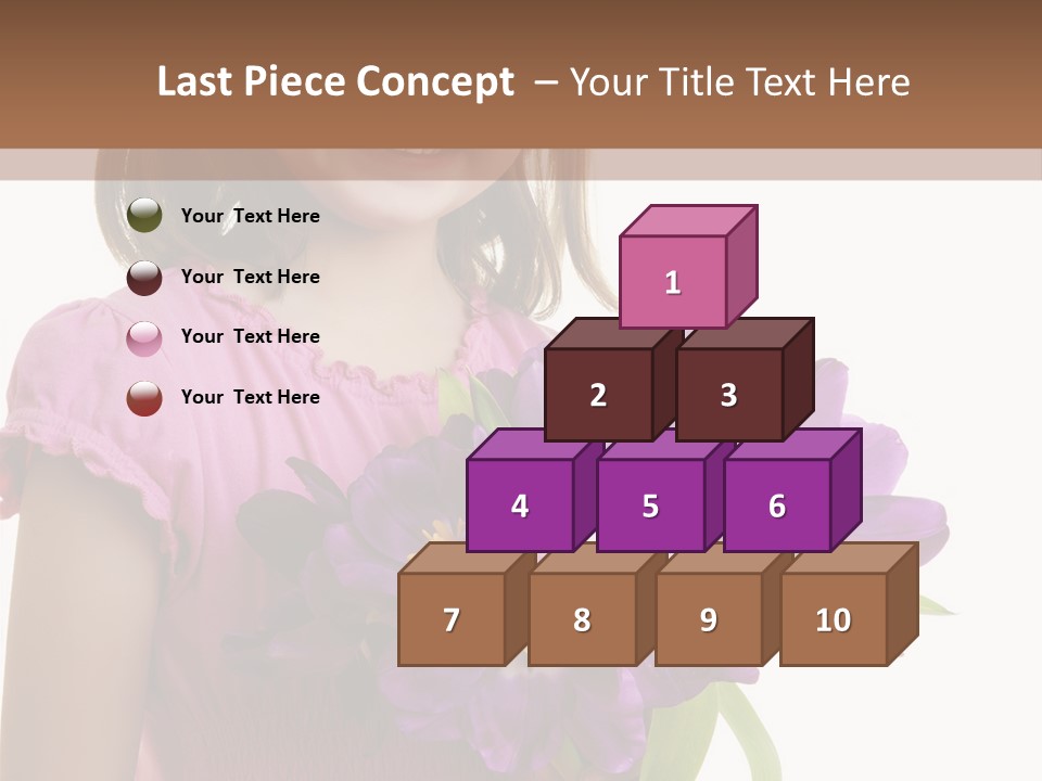 Hand Cheerful Bunch PowerPoint Template