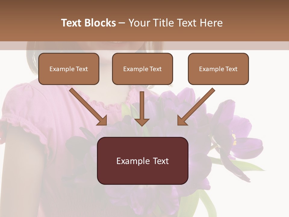 Hand Cheerful Bunch PowerPoint Template