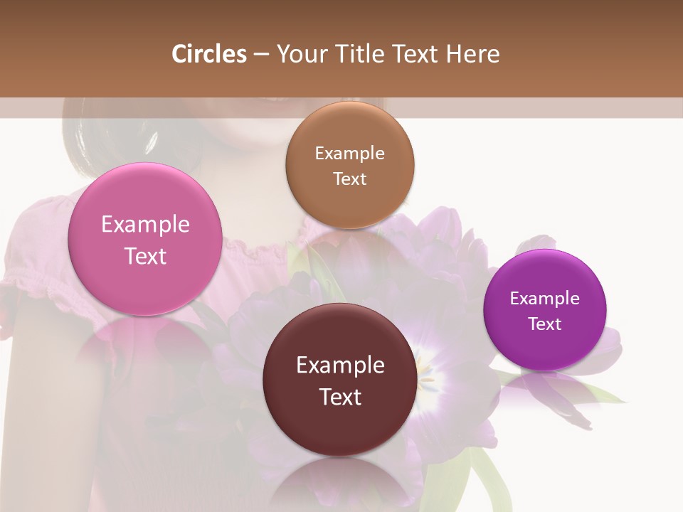 Hand Cheerful Bunch PowerPoint Template