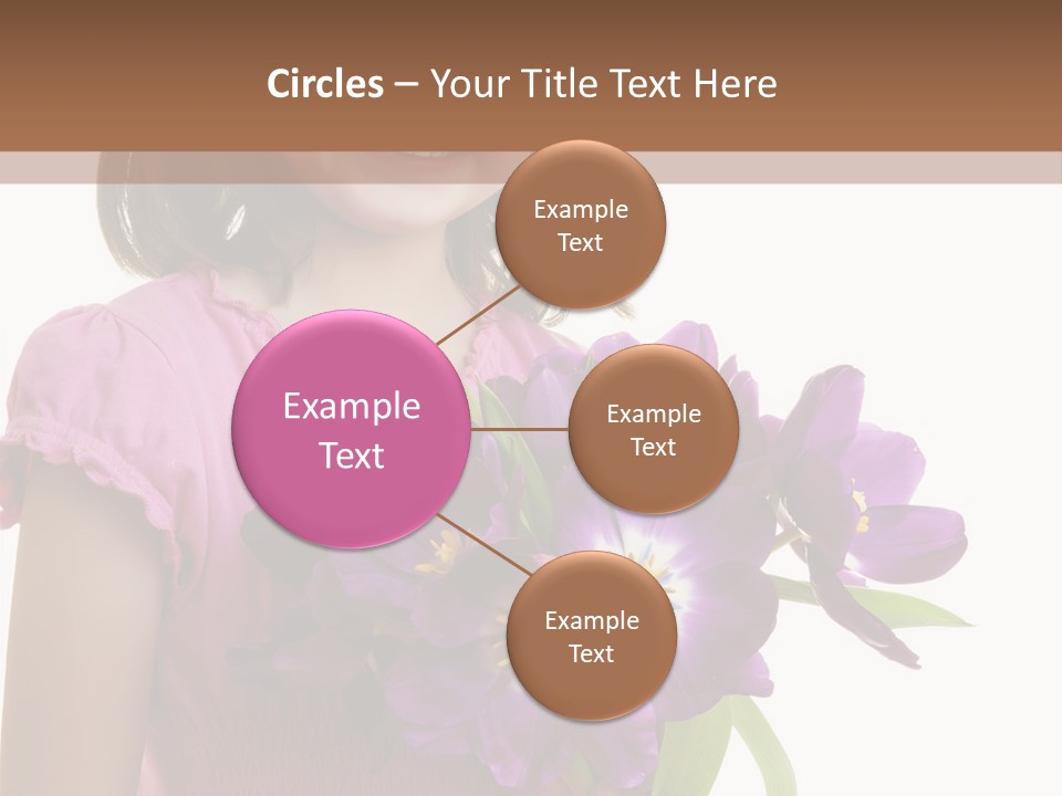 Hand Cheerful Bunch PowerPoint Template