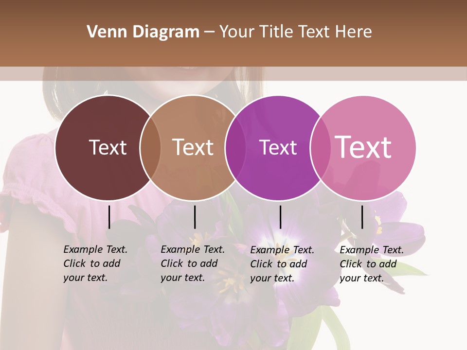 Hand Cheerful Bunch PowerPoint Template