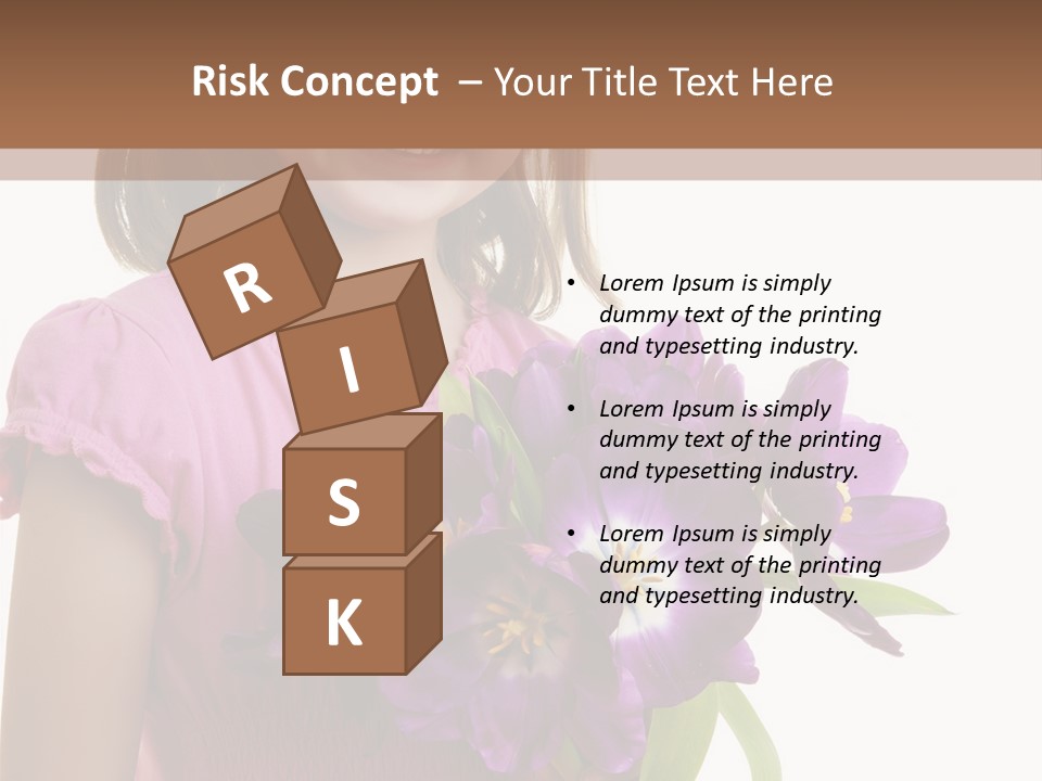 Hand Cheerful Bunch PowerPoint Template