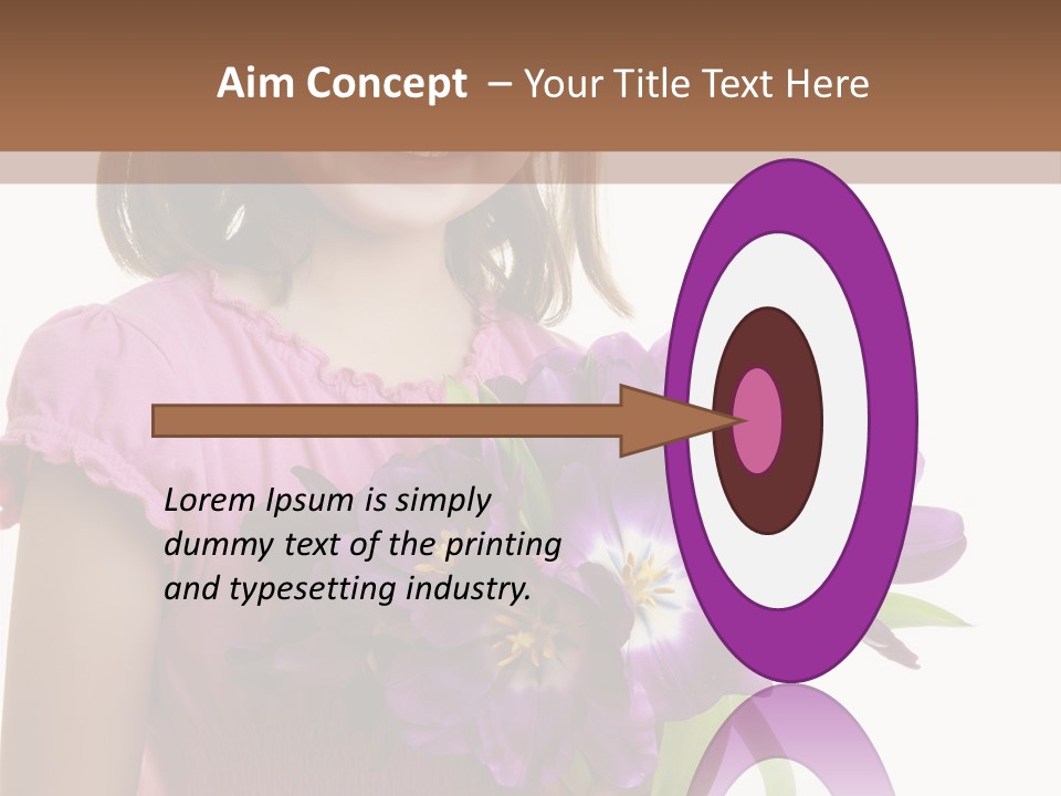 Hand Cheerful Bunch PowerPoint Template