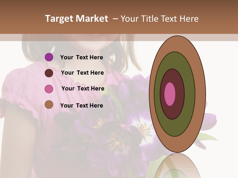 Hand Cheerful Bunch PowerPoint Template