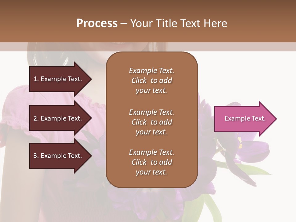Hand Cheerful Bunch PowerPoint Template