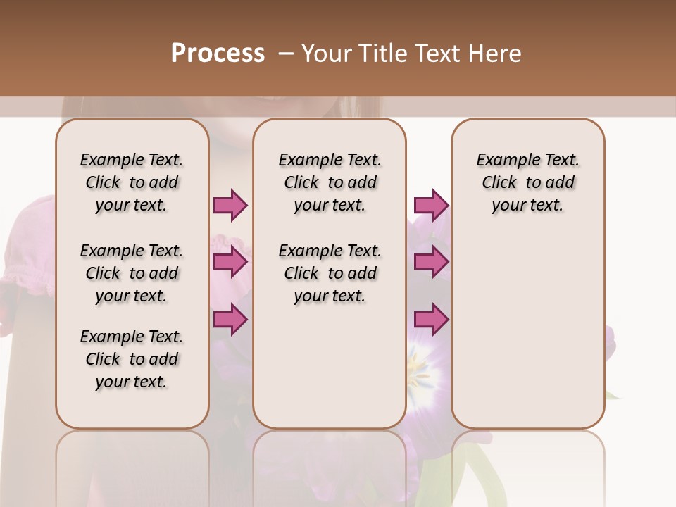 Hand Cheerful Bunch PowerPoint Template