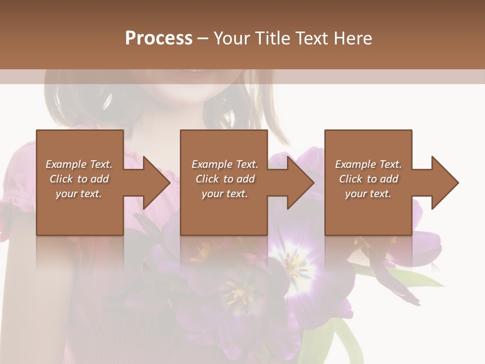 Hand Cheerful Bunch PowerPoint Template