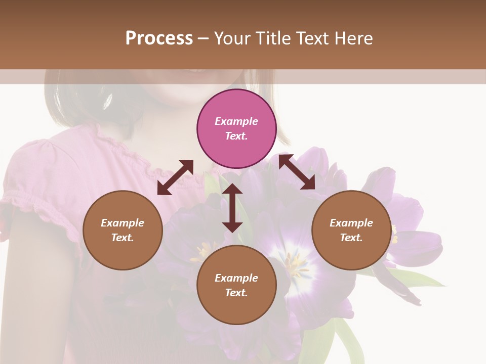 Hand Cheerful Bunch PowerPoint Template