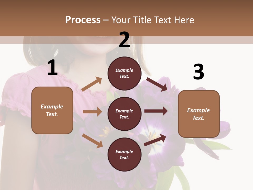 Hand Cheerful Bunch PowerPoint Template