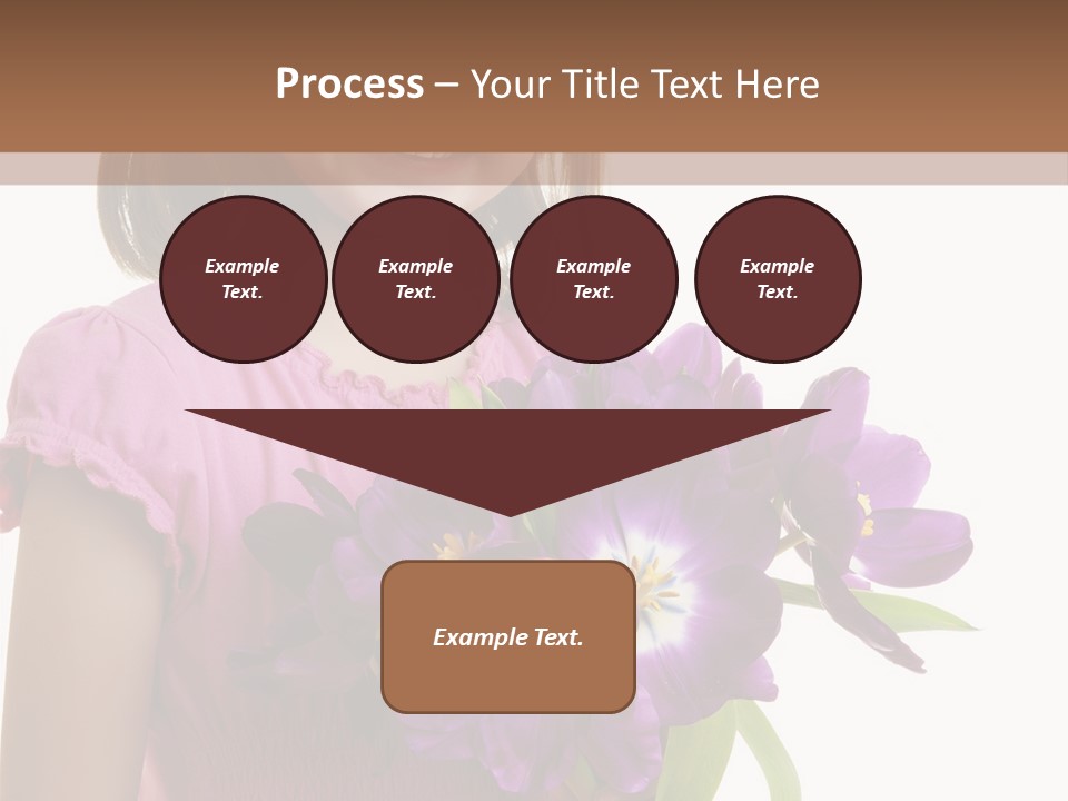 Hand Cheerful Bunch PowerPoint Template