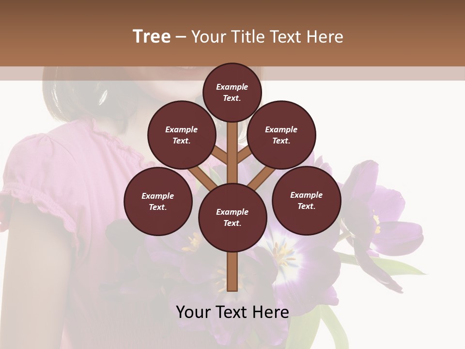 Hand Cheerful Bunch PowerPoint Template