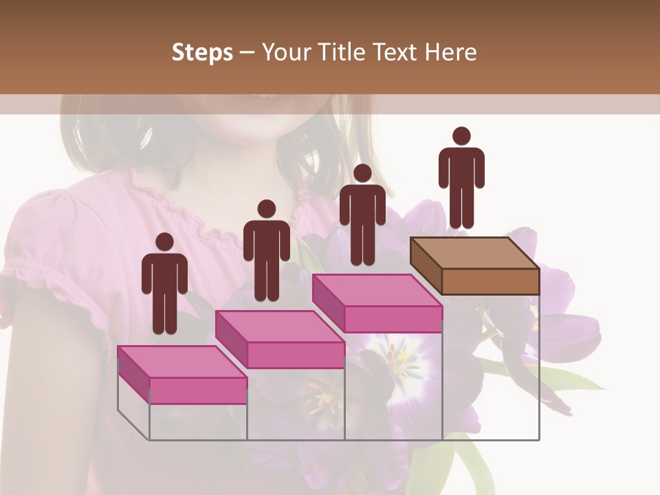 Hand Cheerful Bunch PowerPoint Template