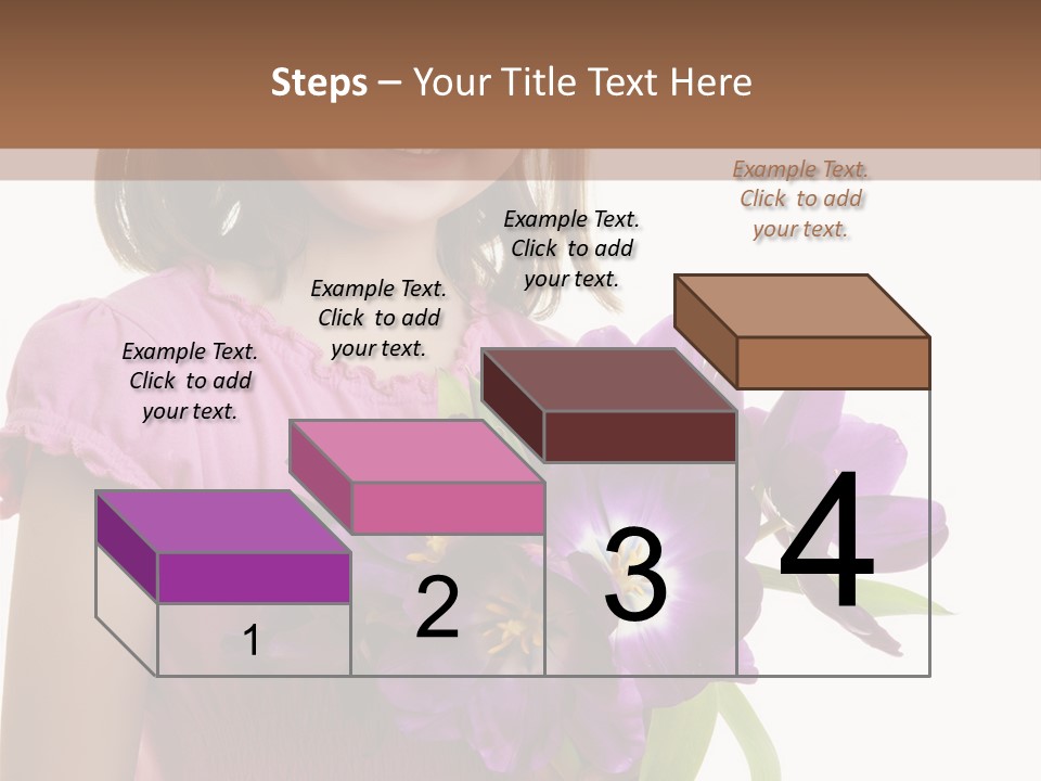 Hand Cheerful Bunch PowerPoint Template