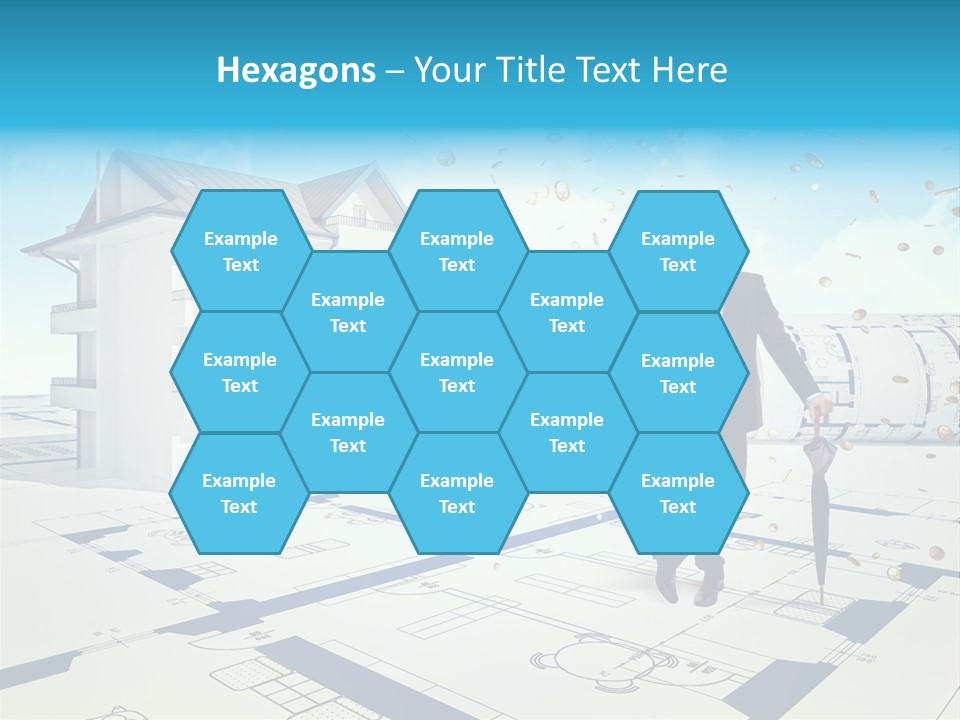 Coin Building Smile PowerPoint Template