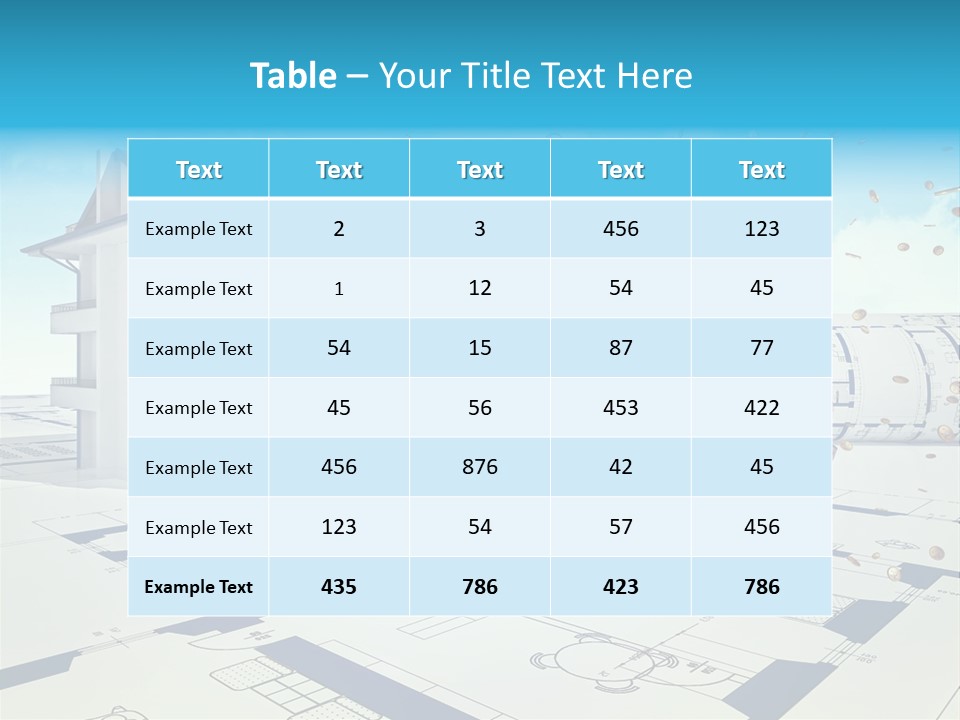 Coin Building Smile PowerPoint Template