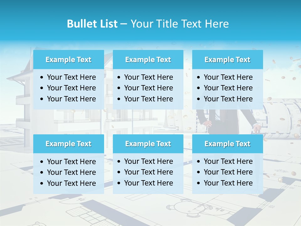 Coin Building Smile PowerPoint Template