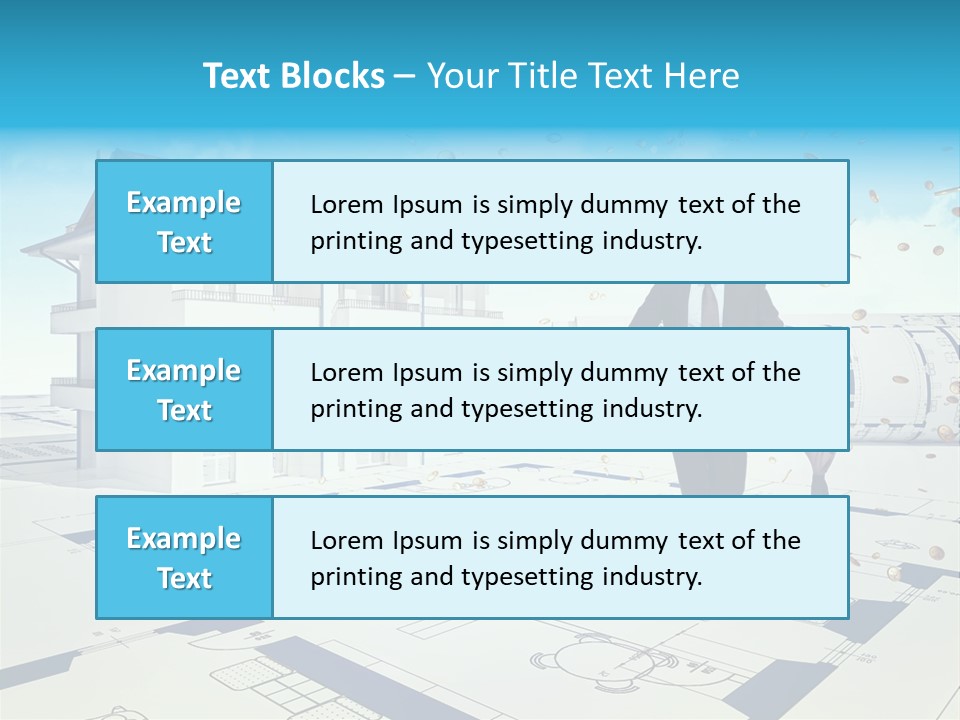 Coin Building Smile PowerPoint Template