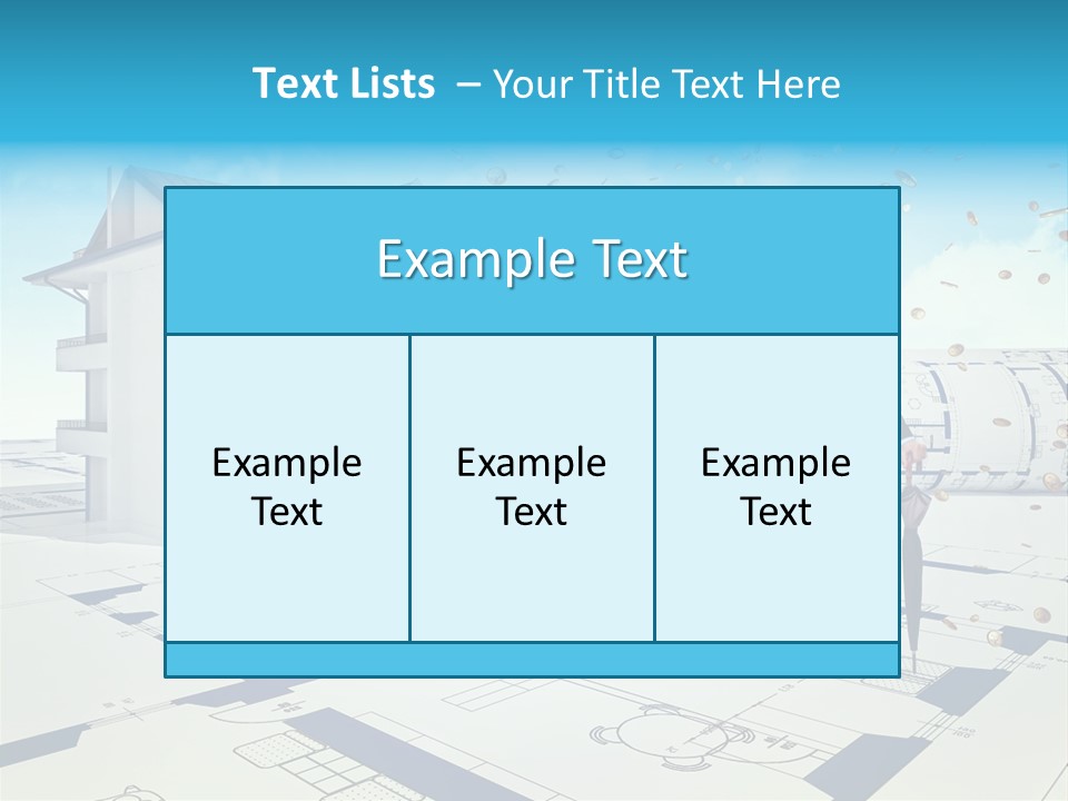 Coin Building Smile PowerPoint Template