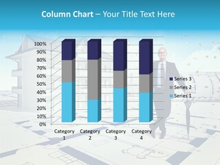 Coin Building Smile PowerPoint Template