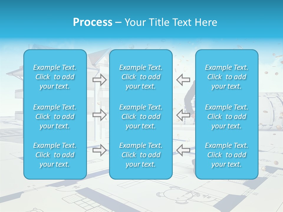 Coin Building Smile PowerPoint Template