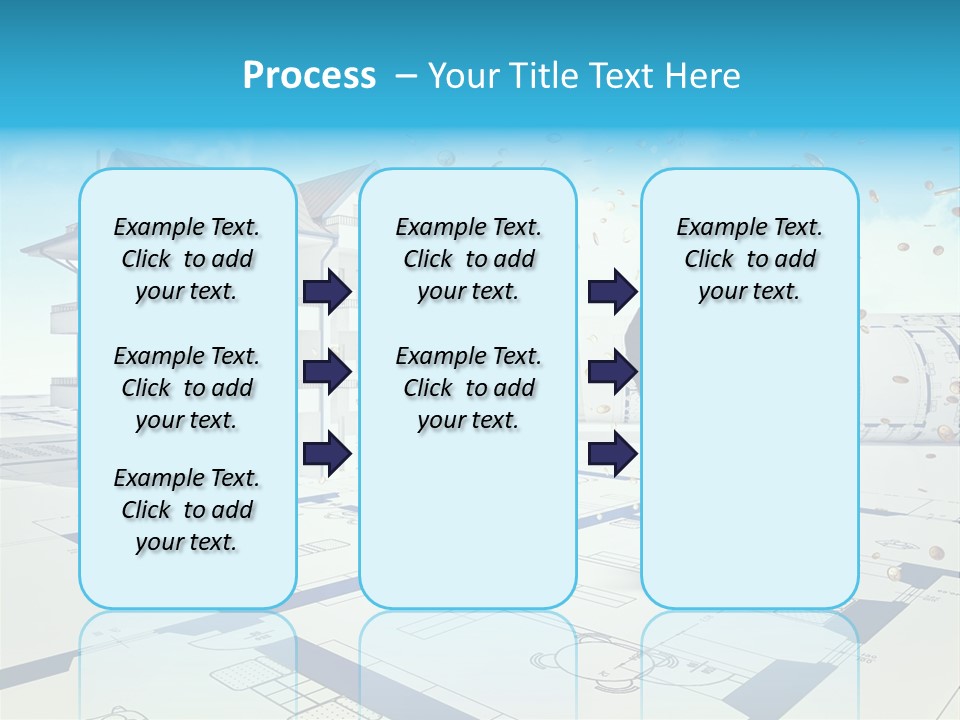 Coin Building Smile PowerPoint Template