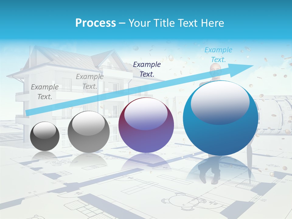 Coin Building Smile PowerPoint Template