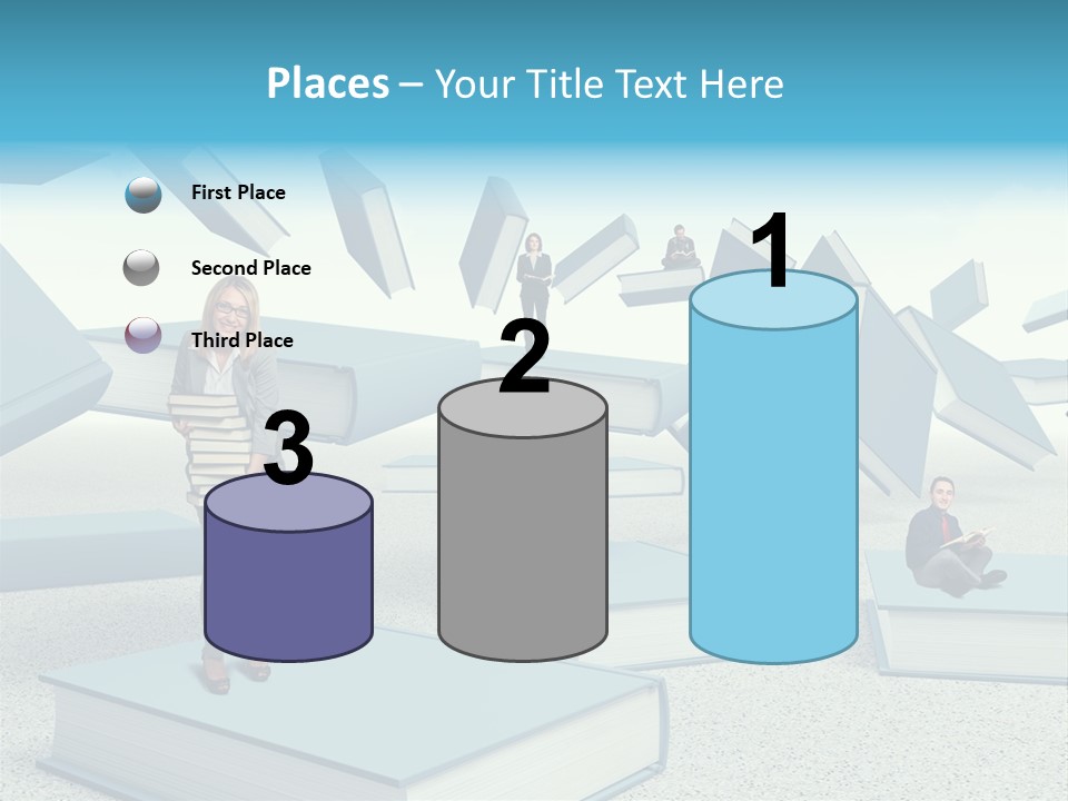 Pile Businessman Suit PowerPoint Template