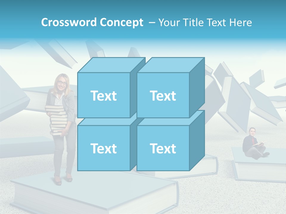 Pile Businessman Suit PowerPoint Template