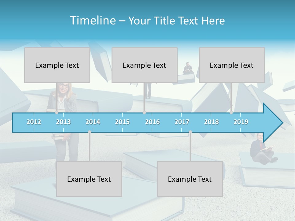 Pile Businessman Suit PowerPoint Template