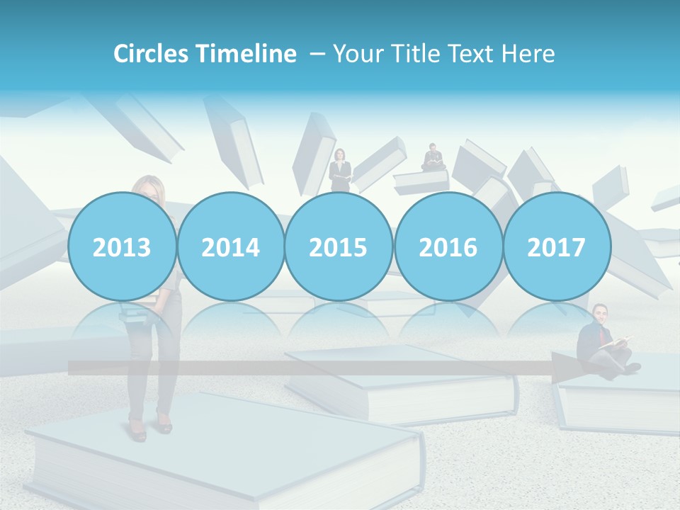 Pile Businessman Suit PowerPoint Template