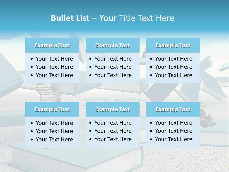 Pile Businessman Suit PowerPoint Template
