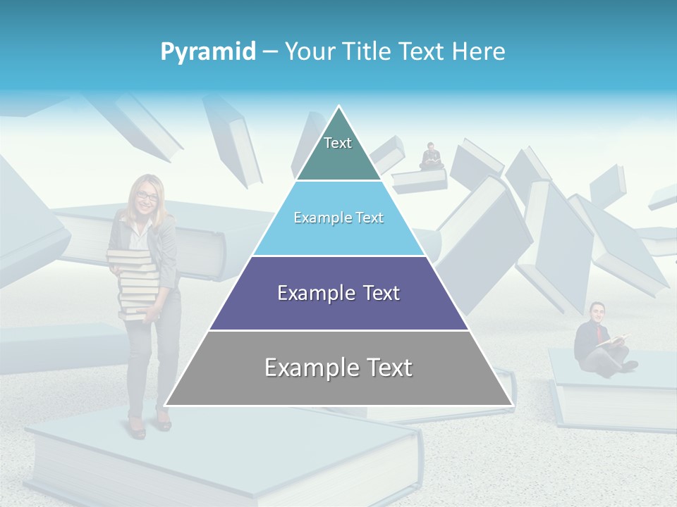 Pile Businessman Suit PowerPoint Template