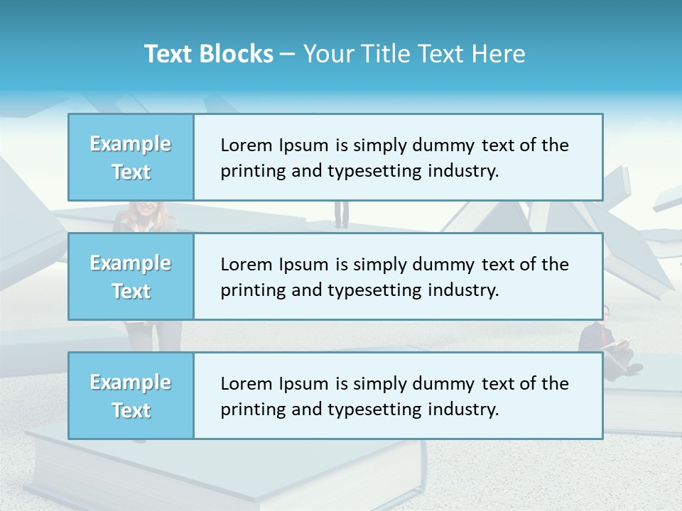 Pile Businessman Suit PowerPoint Template