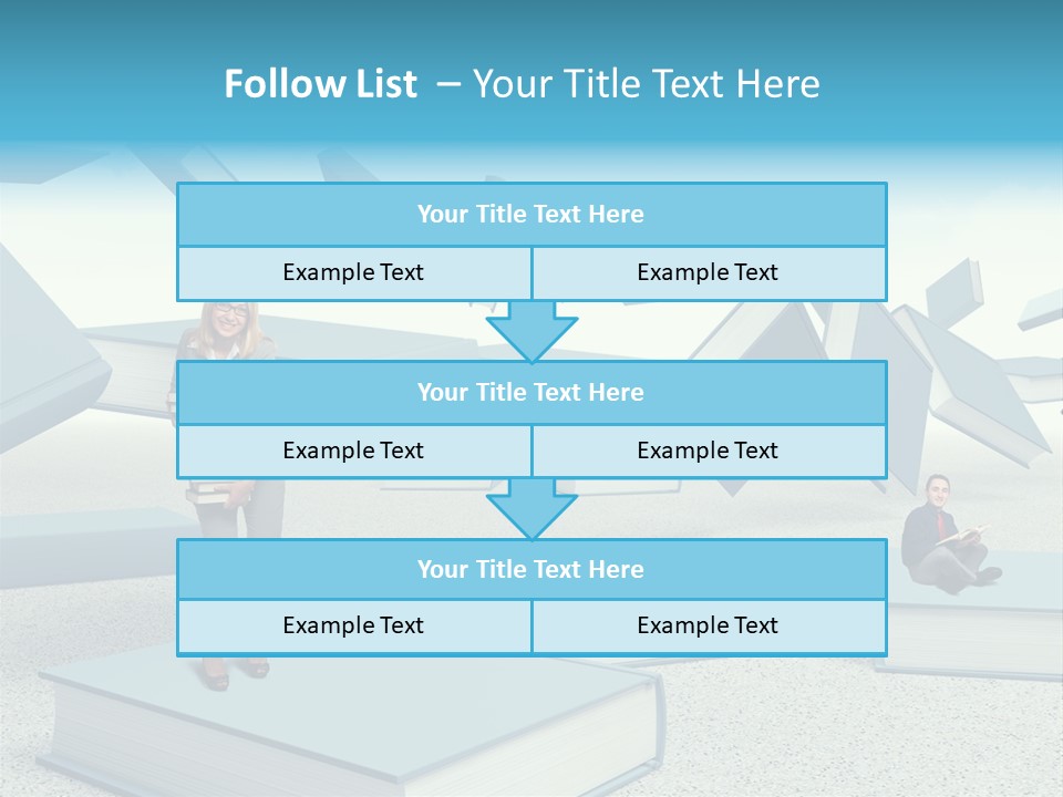 Pile Businessman Suit PowerPoint Template