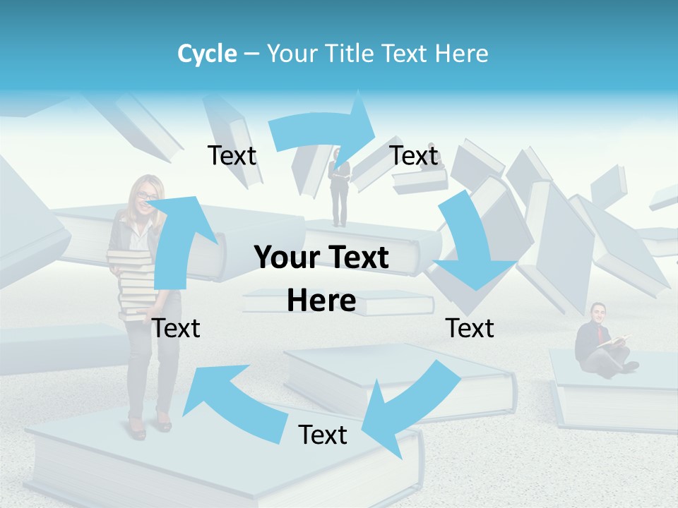 Pile Businessman Suit PowerPoint Template