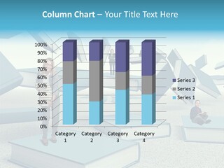 Pile Businessman Suit PowerPoint Template