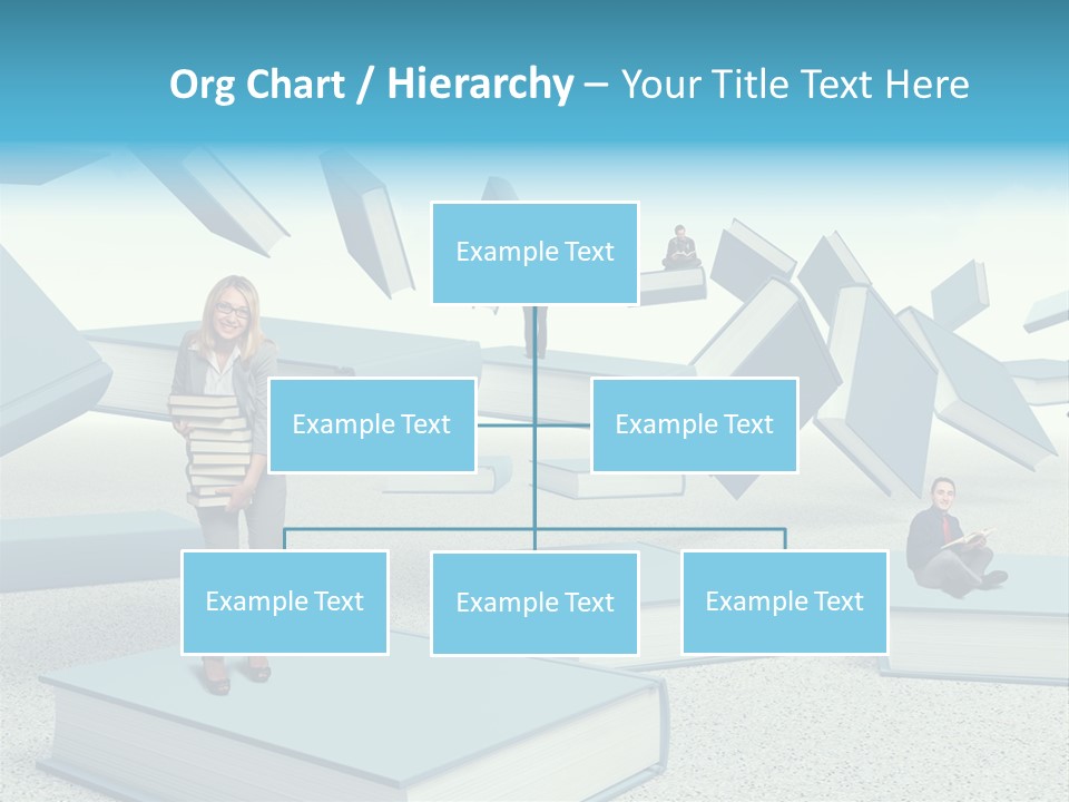 Pile Businessman Suit PowerPoint Template