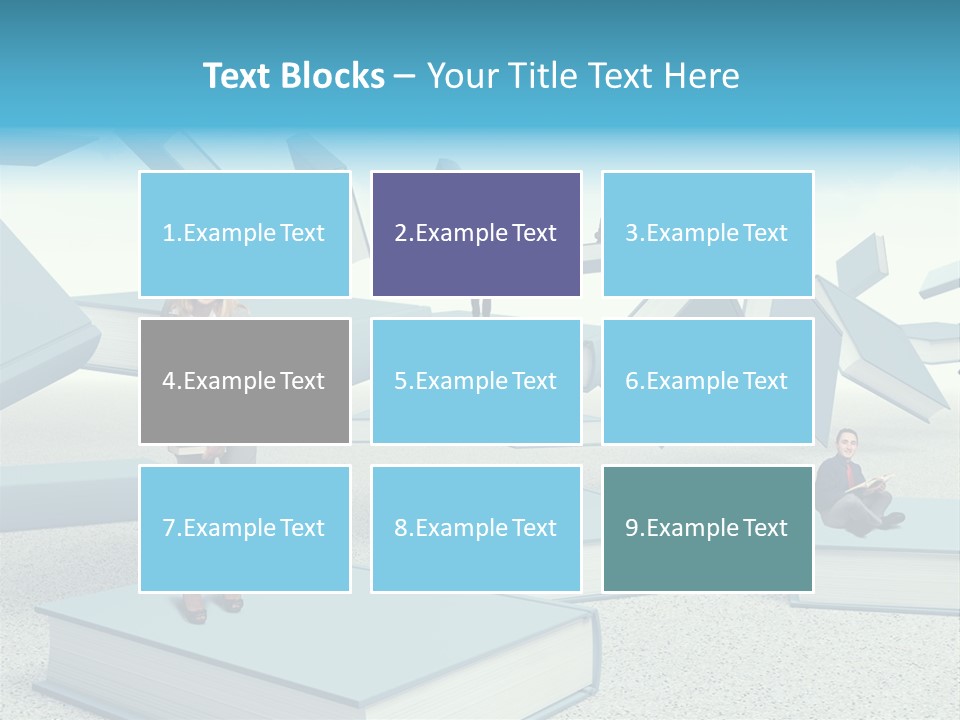 Pile Businessman Suit PowerPoint Template