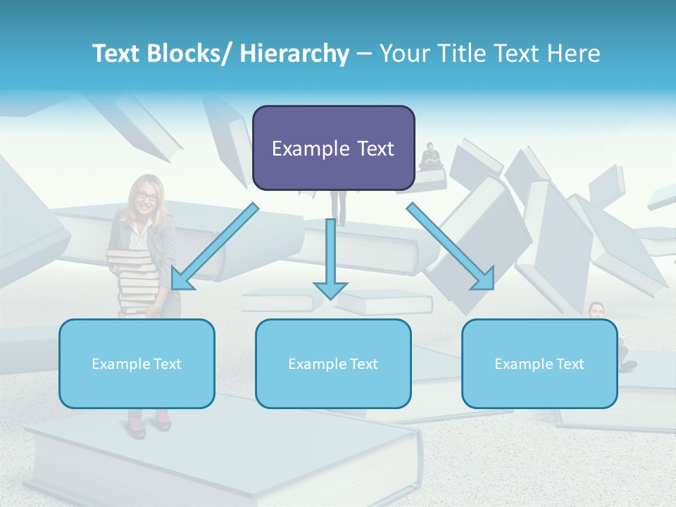 Pile Businessman Suit PowerPoint Template