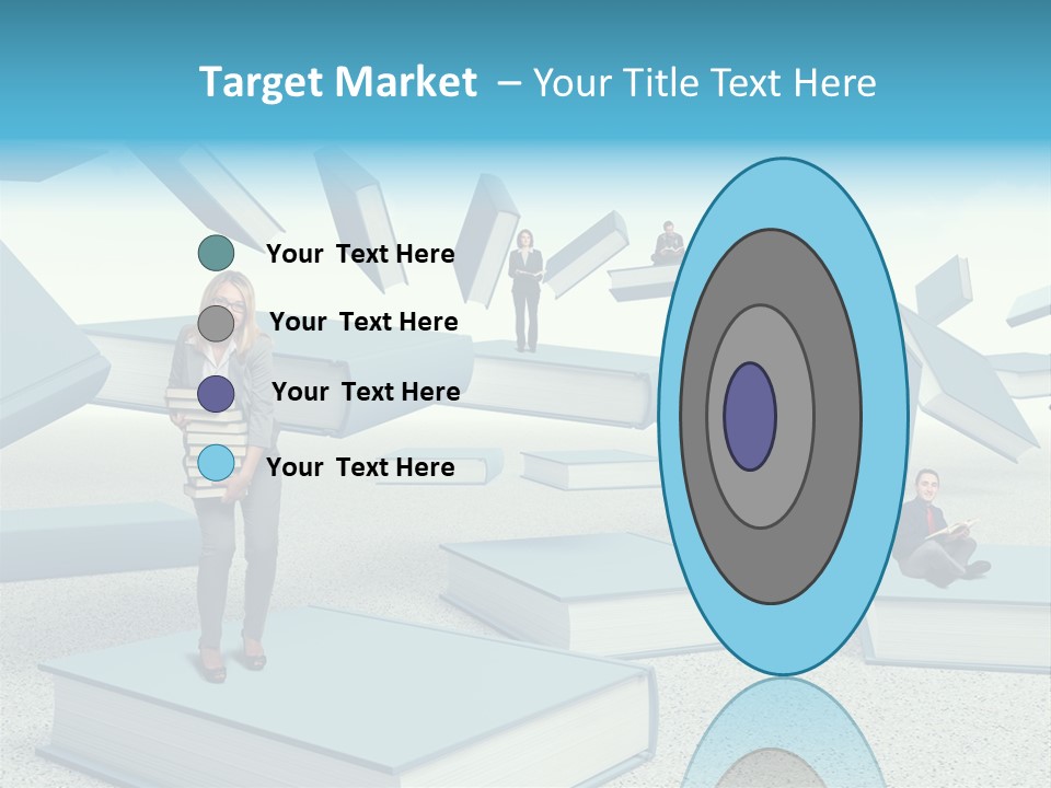 Pile Businessman Suit PowerPoint Template