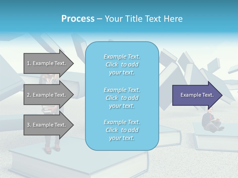 Pile Businessman Suit PowerPoint Template