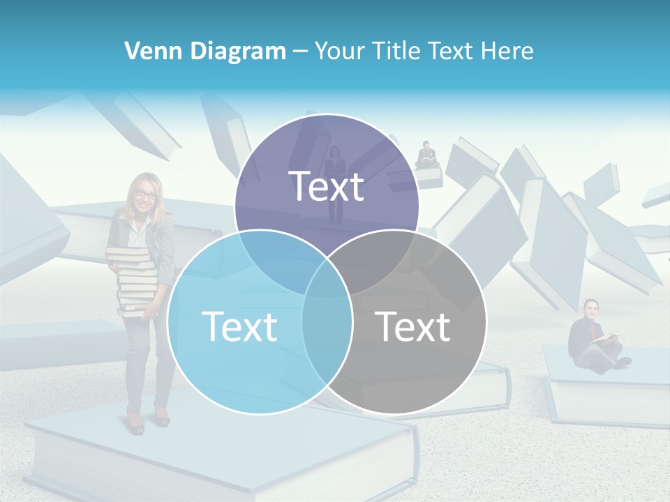 Pile Businessman Suit PowerPoint Template