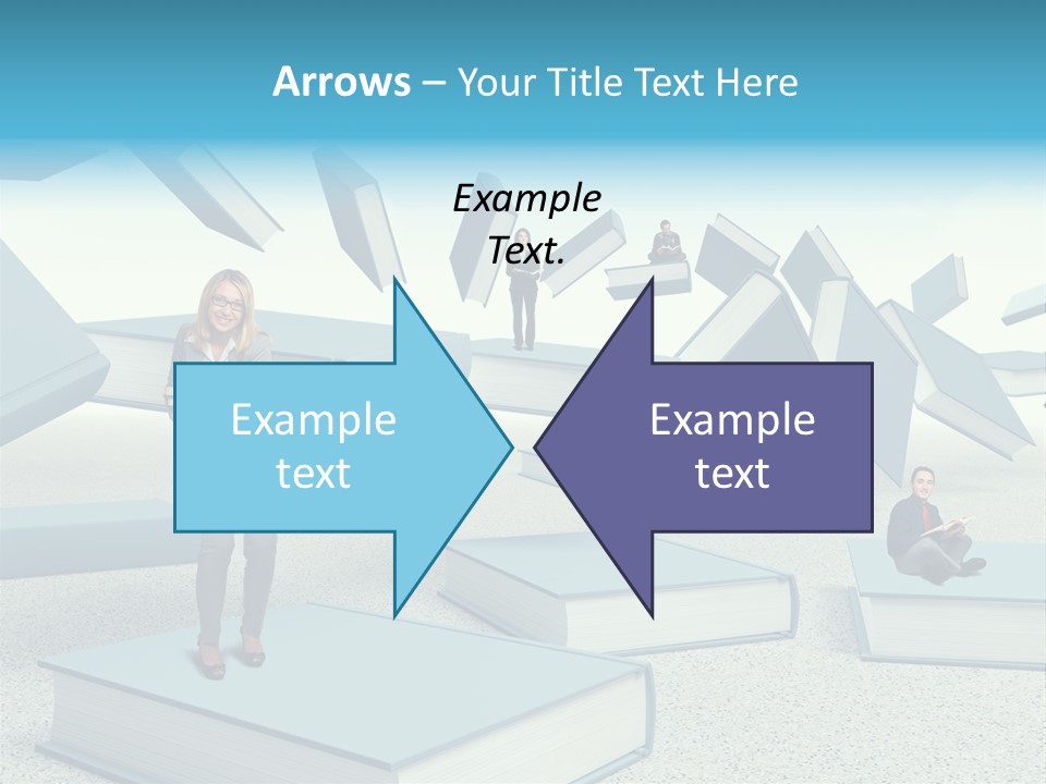 Pile Businessman Suit PowerPoint Template