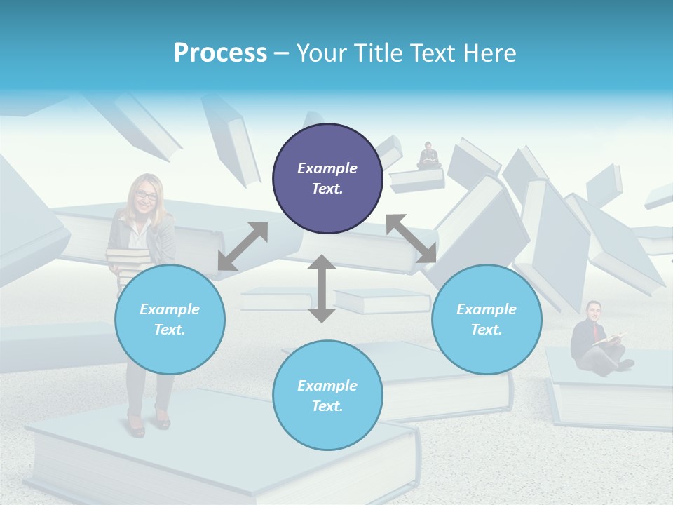 Pile Businessman Suit PowerPoint Template
